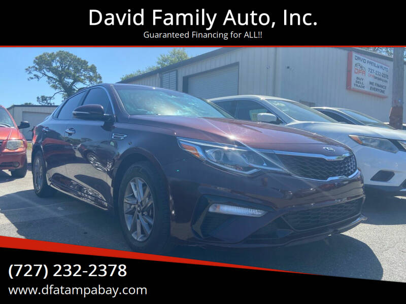 2019 Kia Optima for sale at David Family Auto, Inc. in New Port Richey FL