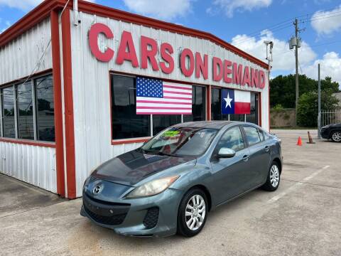 2013 Mazda MAZDA3 for sale at Cars On Demand 3 in Pasadena TX