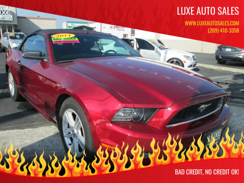 2014 Ford Mustang for sale at Luxe Auto Sales in Modesto CA