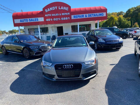 2014 Audi A5 for sale at Sandy Lane Auto Sales and Repair in Warwick RI