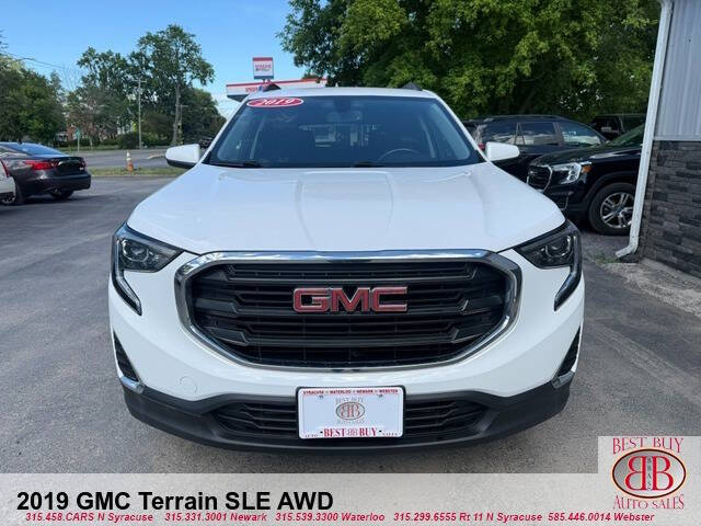 White 2019 GMC Terrain SLE 4x4 SLE 4dr SUV 2