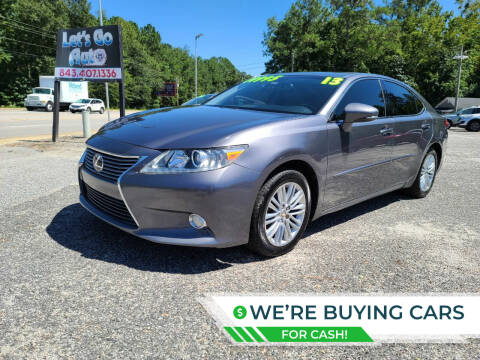 2013 Lexus ES 350 for sale at Let's Go Auto in Florence SC