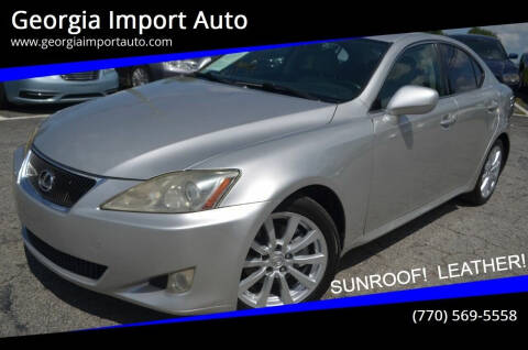 2008 Lexus IS 250 for sale at Georgia Import Auto in Alpharetta GA