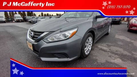 2016 Nissan Altima for sale at P J McCafferty Inc in Langhorne PA