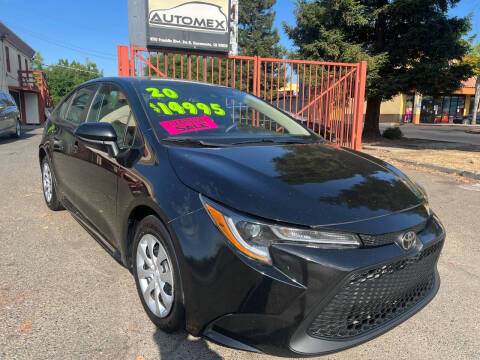 2020 Toyota Corolla for sale at AUTOMEX in Sacramento CA