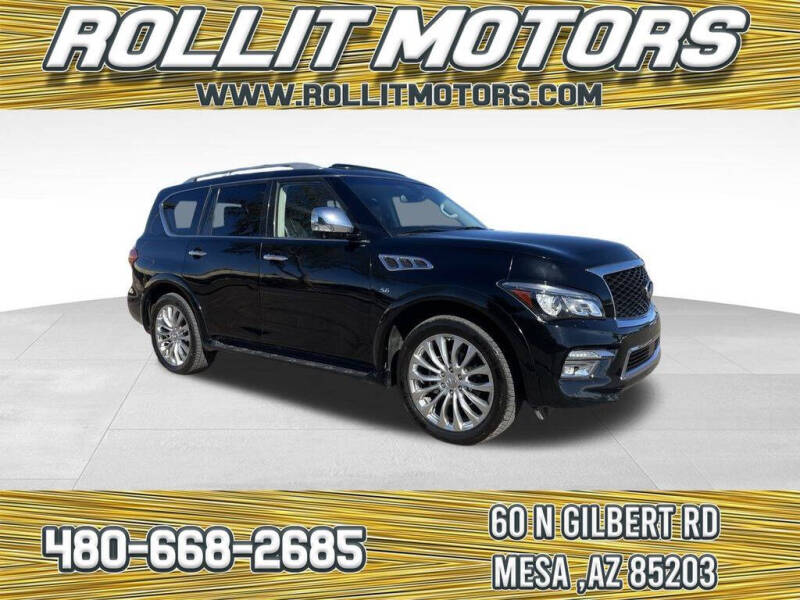 2017 Infiniti QX80 for sale at Rollit Motors in Mesa AZ