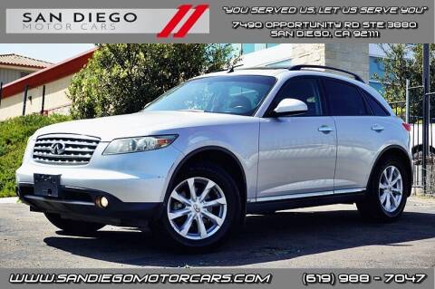 2006 Infiniti FX35 for sale at San Diego Motor Cars LLC in Spring Valley CA
