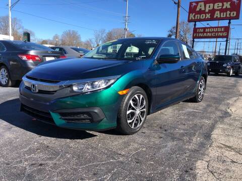 2017 Honda Civic for sale at Apex Knox Auto in Knoxville TN