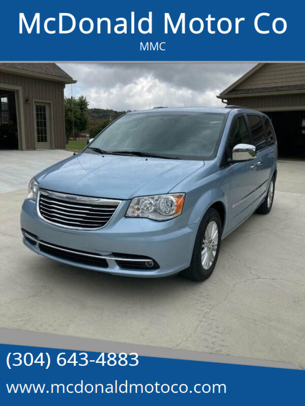 2016 Chrysler Town and Country for sale at McDonald Motor Co in Harrisville WV