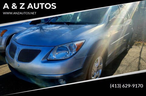 2007 Pontiac Vibe for sale at A & Z AUTOS in Westfield MA