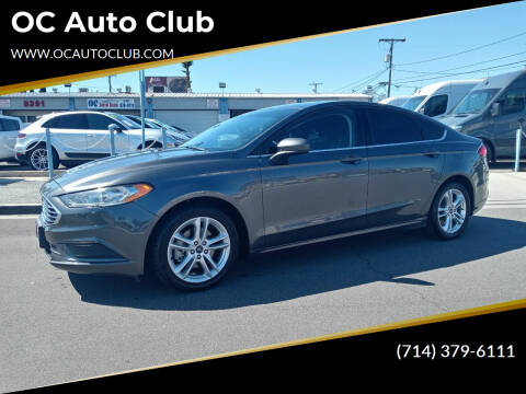 2018 Ford Fusion for sale at OC Auto Club in Midway City CA