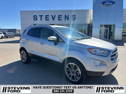 2021 Ford EcoSport for sale at STEVENS FORD in Enid OK