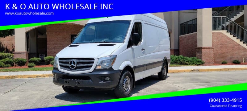 2017 Mercedes-Benz Sprinter for sale at K & O AUTO WHOLESALE INC in Jacksonville FL