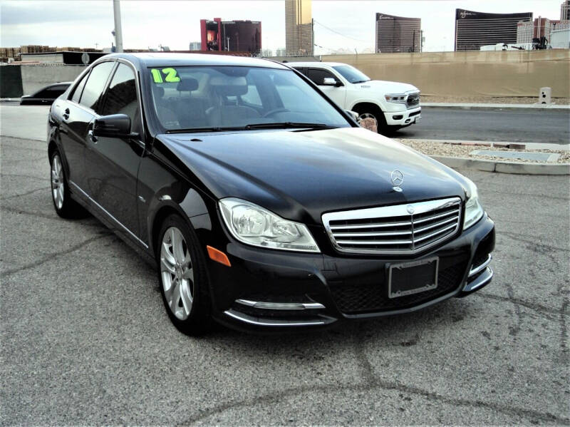 2012 Mercedes-Benz C-Class for sale at DESERT AUTO TRADER in Las Vegas NV