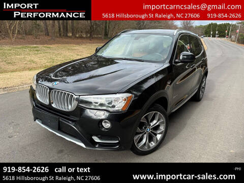 2015 BMW X3 for sale at Import Performance Sales in Raleigh NC