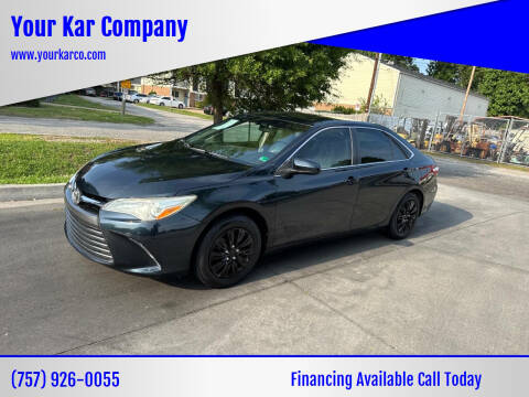 2016 Toyota Camry for sale at Your Kar Company in Norfolk VA