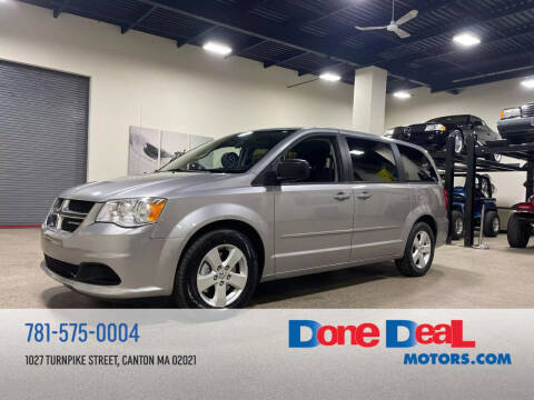 2013 Dodge Grand Caravan for sale at DONE DEAL MOTORS in Canton MA