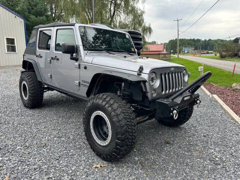 2015 Jeep Wrangler Unlimited for sale at NORTH 36 AUTO SALES LLC in Brookville PA