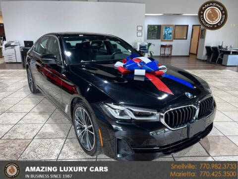 2022 BMW 5 Series for sale at Amazing Luxury Cars in Snellville GA