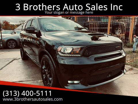 2020 Dodge Durango for sale at 3 Brothers Auto Sales Inc in Detroit MI