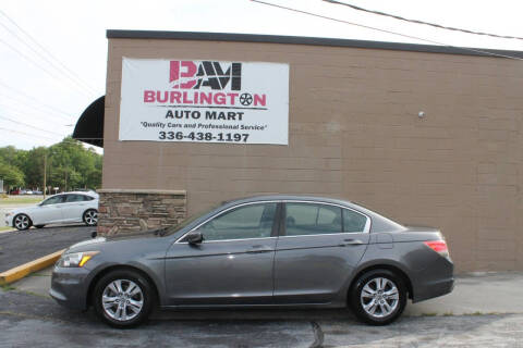 2012 Honda Accord for sale at Burlington Auto Mart in Burlington NC