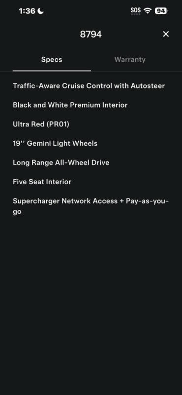 2024 Tesla Model Y Long Range