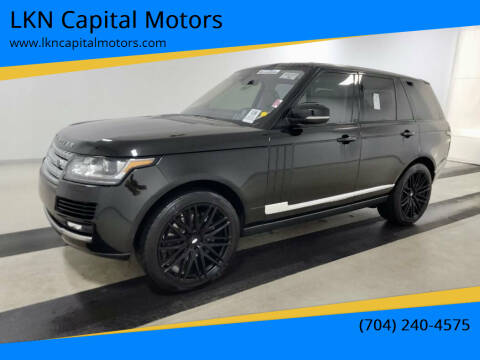 2017 Land Rover Range Rover for sale at LKN Capital Motors in Lincolnton NC