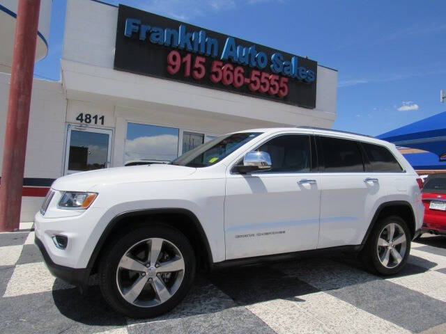 2015 Jeep Grand Cherokee for sale at Franklin Auto Sales in El Paso TX
