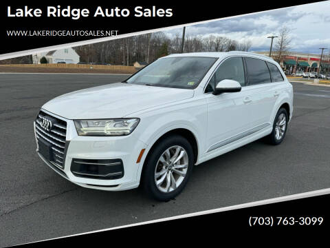 2017 Audi Q7 for sale at Lake Ridge Auto Sales in Woodbridge VA