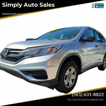 2012 Honda CR-V for sale at Simply Auto Sales in Palm Beach Gardens FL