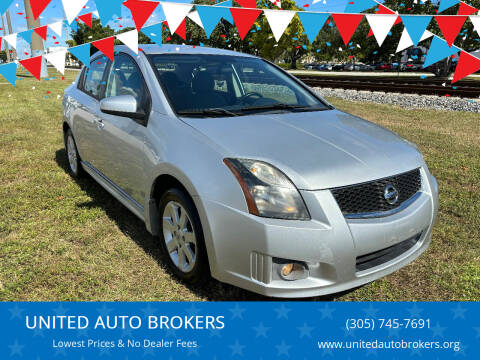 2011 Nissan Sentra for sale at UNITED AUTO BROKERS in Hollywood FL
