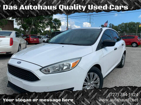 2016 Ford Focus for sale at Das Autohaus Quality Used Cars in Clearwater FL