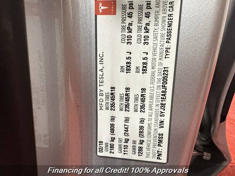 2018 Tesla Model 3 Long Range
