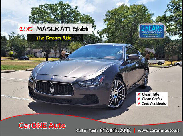 2015 Maserati Ghibli for sale at CarONE Auto in Garland TX