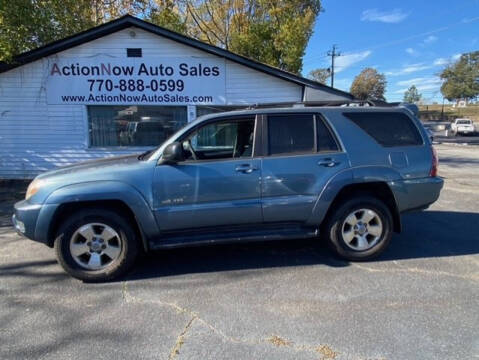 2005 Toyota 4Runner for sale at ACTION NOW AUTO SALES in Cumming GA