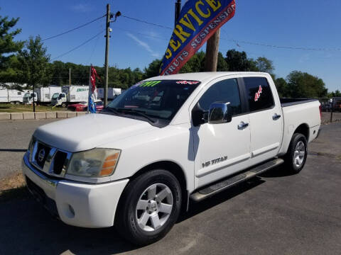 2005 Nissan Titan for sale at Means Auto Sales in Abington MA