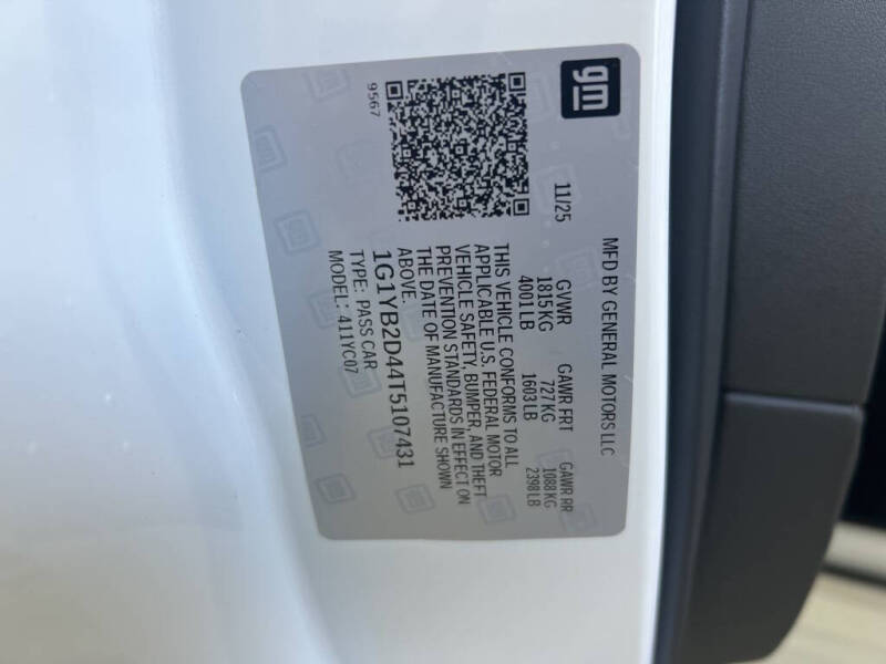 2026 Chevrolet Corvette Stingray