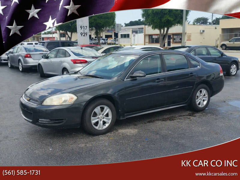 2013 Chevrolet Impala for sale at KK Car Co Inc in Lake Worth FL
