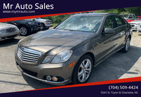 2010 Mercedes-Benz E-Class for sale at Mr Auto Sales in Charlotte NC