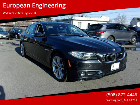 2016 BMW 5 Series for sale at European Engineering in Framingham MA