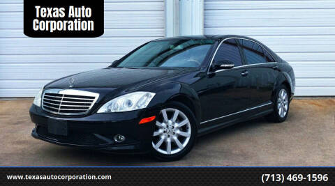 2008 Mercedes-Benz S-Class for sale at Texas Auto Corporation in Houston TX