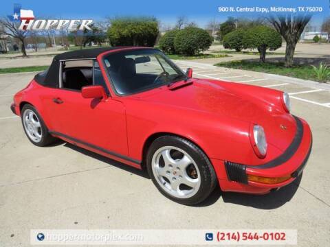 1988 Porsche 911 for sale at HOPPER MOTORPLEX in Mckinney TX