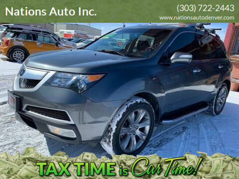 2011 Acura MDX for sale at Nations Auto Inc. in Denver CO