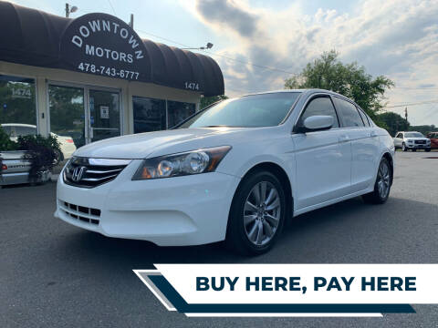 2011 Honda Accord for sale at DOWNTOWN MOTORS in Macon GA
