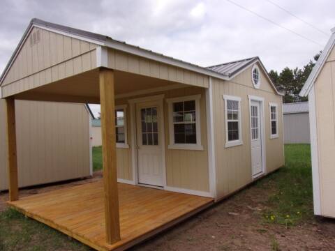  12 x 24 utility w/playhouse pk and 2 gable dormers for sale at Extra Sharp Autos in Montello WI