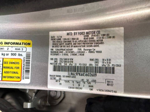 2019 Lincoln Continental