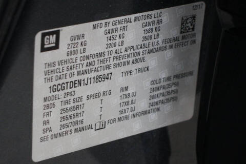 2018 Chevrolet Colorado