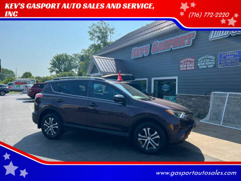 2017 Toyota RAV4 for sale at KEV'S GASPORT AUTO SALES AND SERVICE, INC in Gasport NY