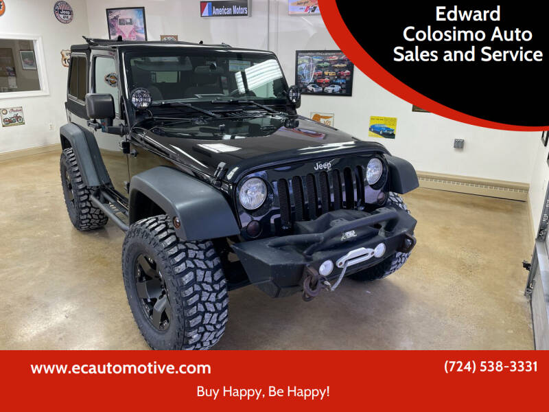 2013 Jeep Wrangler for sale at Edward Colosimo Auto Sales and Service in Evans City PA