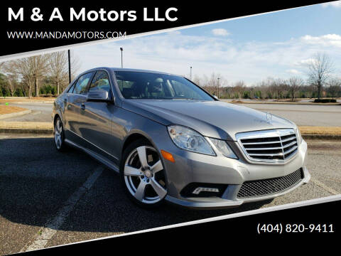 2011 Mercedes-Benz E-Class for sale at M & A Motors LLC in Marietta GA
